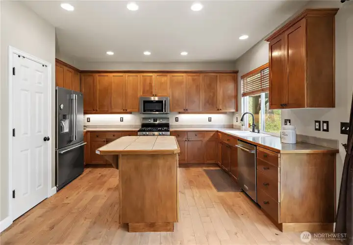 Kitchen with pantry
