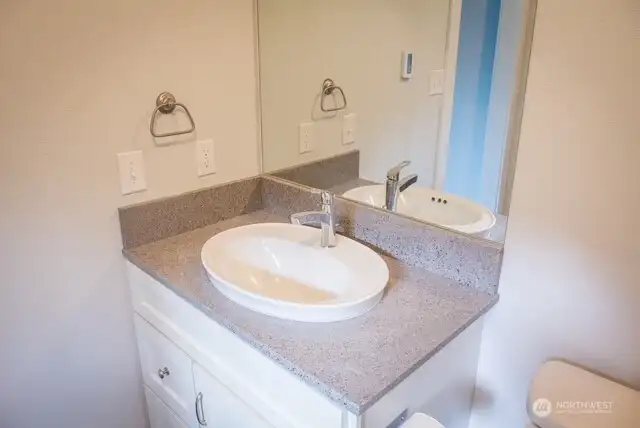 Stone Counter tops in all bathrooms