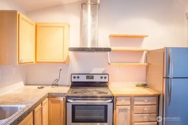 Plenty of storage in cabinets