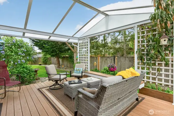 Enjoy those summer evenings rain or shine Enjoy those summer evenings rain or shine