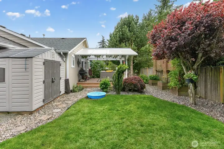Nice level yard Nice level yard
