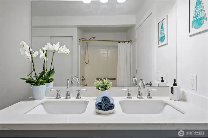 Main Level Double Vanity