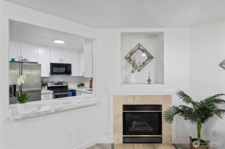 Gas Fireplace In Living Room