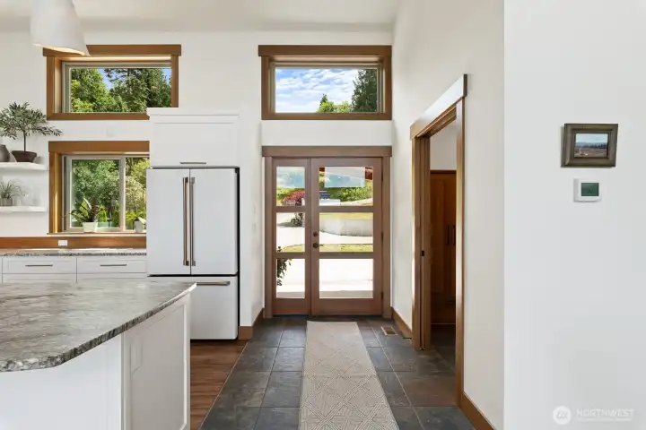 Lots of large windows letting in great light