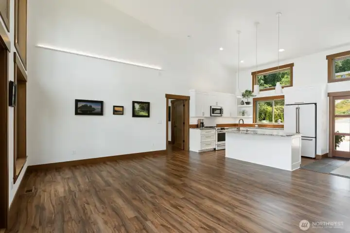 Easy to entertain with open floor plan