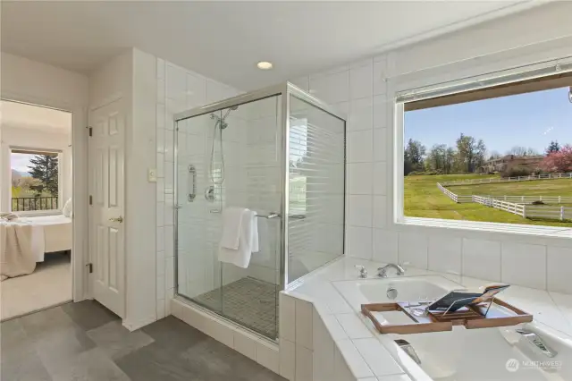 Shower or soaking bath? It's a 5 star experience.
