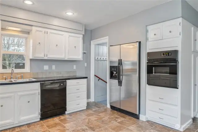 Spacious kitchen space