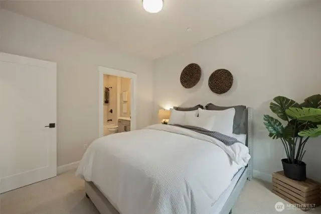Guest Bedroom with on-suite - *Former Sinclair floor plan. Garage left. Finishes may vary.