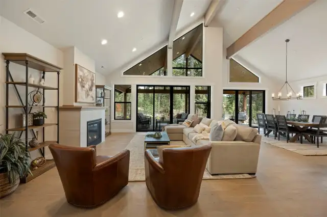 Family Room - *Former Sinclair floor plan. Garage left. Finishes may vary.