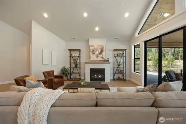 Family Room - *Former Sinclair floor plan. Garage left. Finishes may vary.