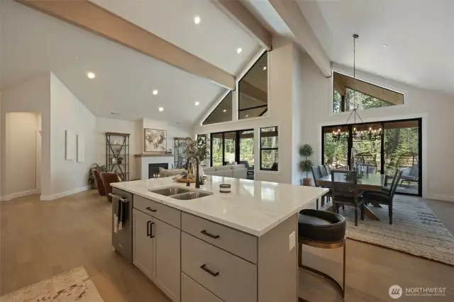 Kitchen - *Former Sinclair floor plan. Garage left. Finishes may vary.