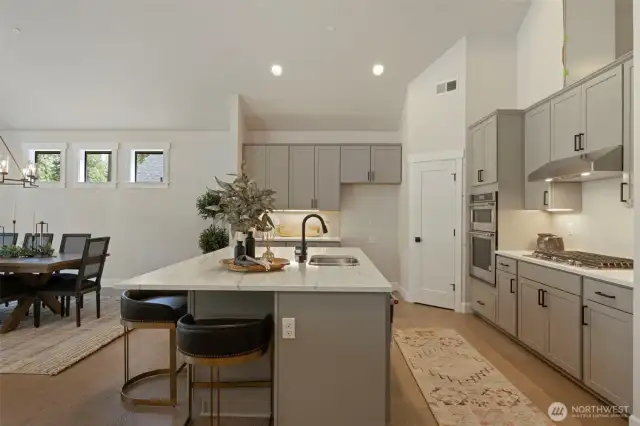 Kitchen - *Former Sinclair floor plan. Garage left. Finishes may vary.