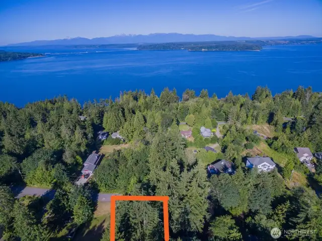 Approximate lines of Lot, Drone shot,