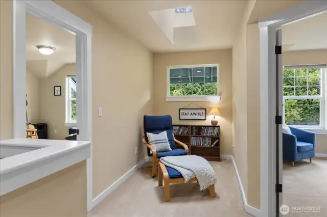Reading nook.