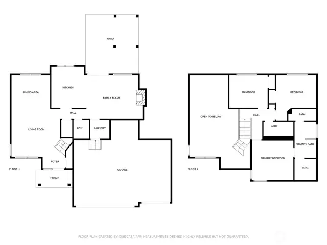 Floor plan both floors