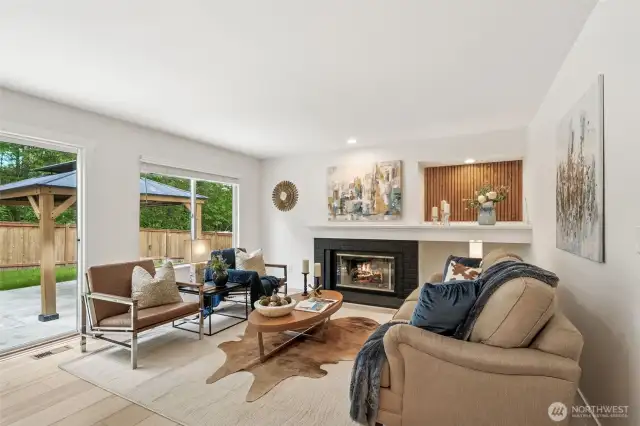 family room to patio