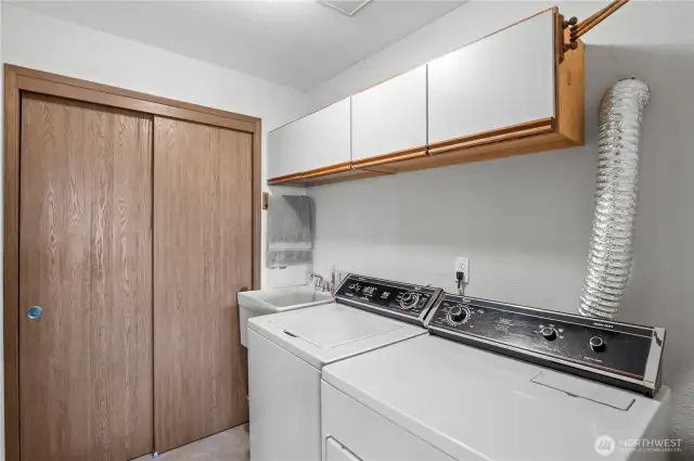 Laundry room.