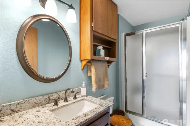 Downstairs bathroom.
