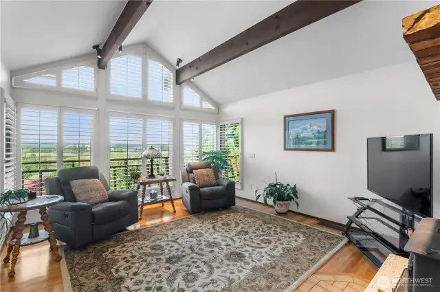 Family room with view.