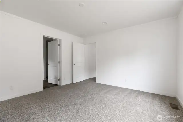 Primary bedroom with private bath