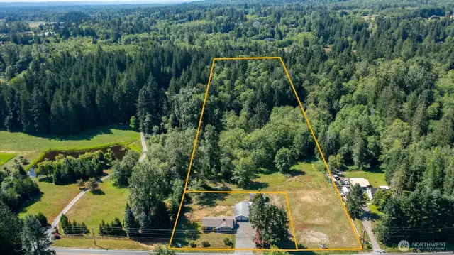 2 parcels. A 1 ac. and 9.44 ac.
