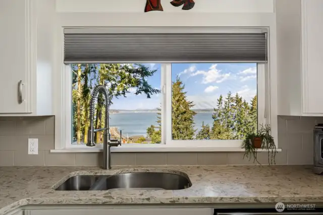 Forever views from the kitchen