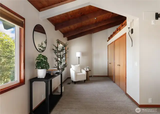 Primary Suite showing sitting/changing area