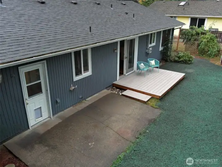 Make the most of outdoor entertaining with a dedicated patio and deck area.