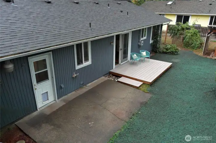 Make the most of outdoor entertaining with a dedicated patio and deck area.
