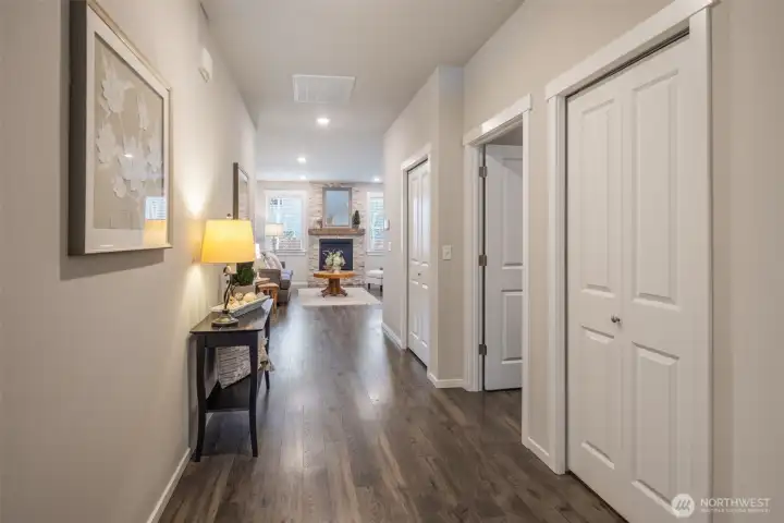 Nice wide hallway!