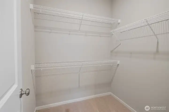 Primary walk-in closet
