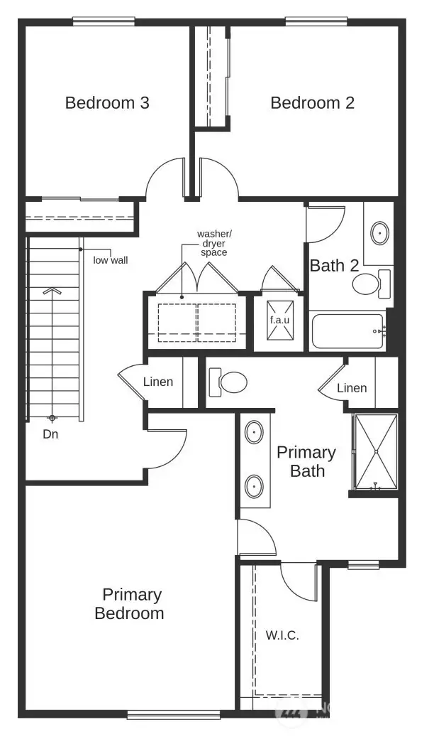 1692 Second floor plan