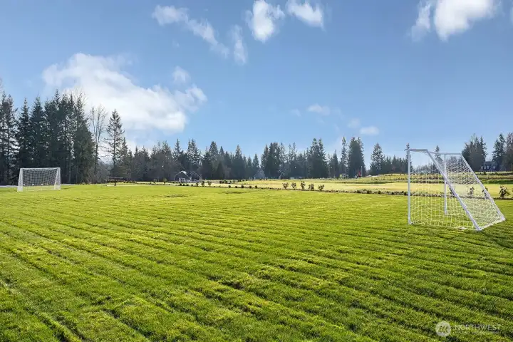 Community soccer field