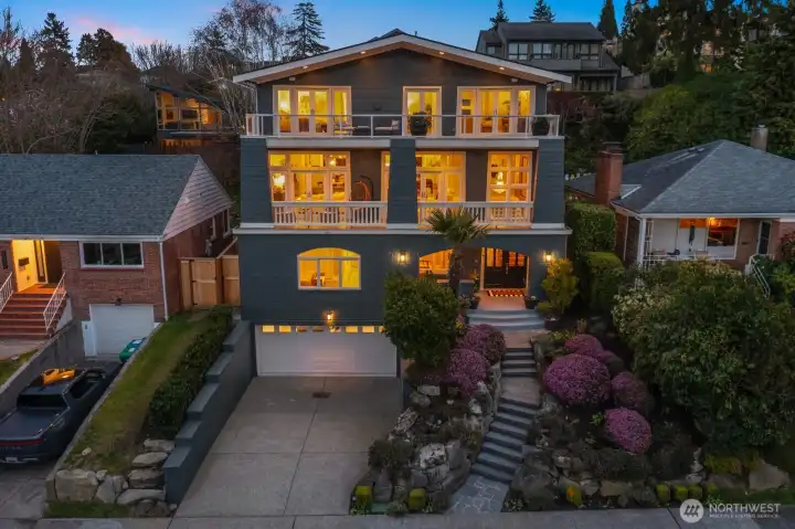 Welcome to 3046 43rd Avenue W on Magnolia's West Hill!