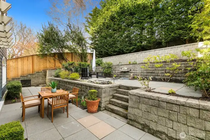 Very private and garden-like setting.