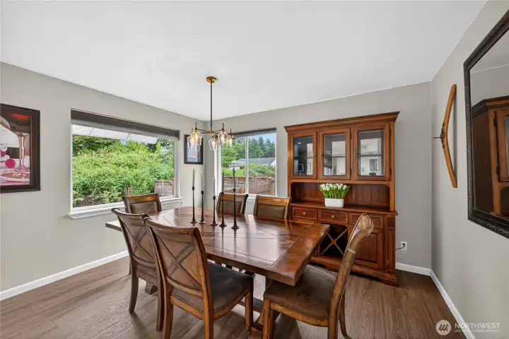Here is the Formal Dining Room with plenty of entertaining space for family or Guests.