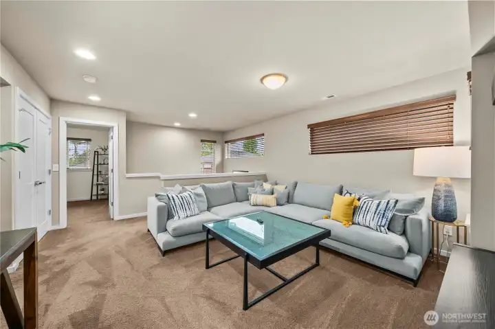 Upstairs bonus room