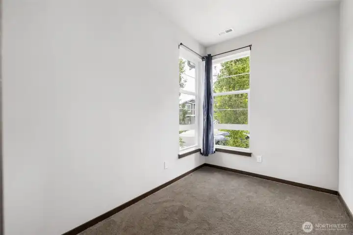 A front den gives you the space so many homes are missing: a place to focus, create, read, or work without taking away from the four bedroom upstairs layout.