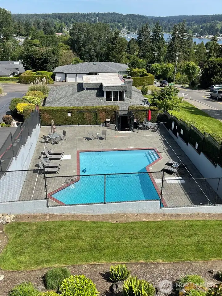 Pool and clubhouse~