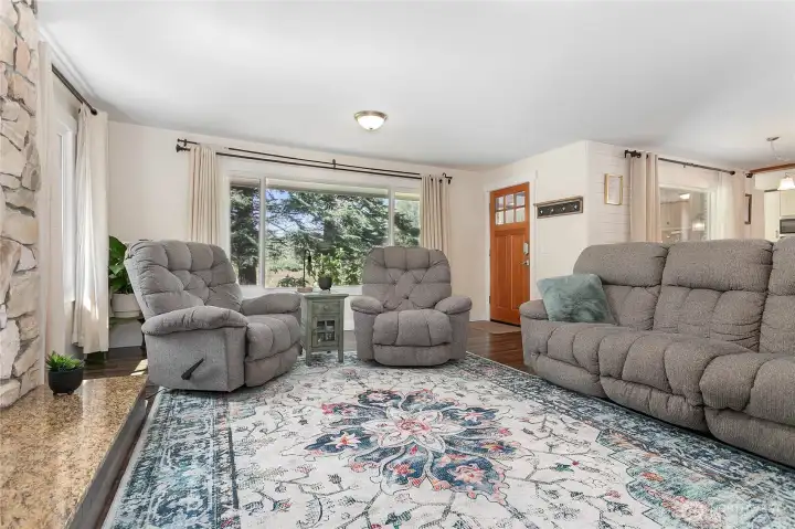 Spacious main floor living room. Spacious main floor living room.