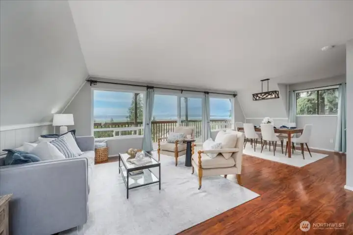 As you enter your home you are greeted with this stunning view.  Feel your stress melt away.
