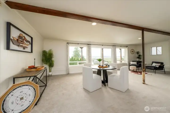 Enter the lower level and enjoy a night of games, movies, exercise or create a MIL suite