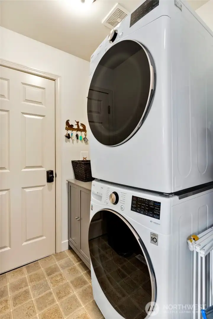 Laundry room to garage. W/D go with seller Laundry room to garage. W/D go with seller