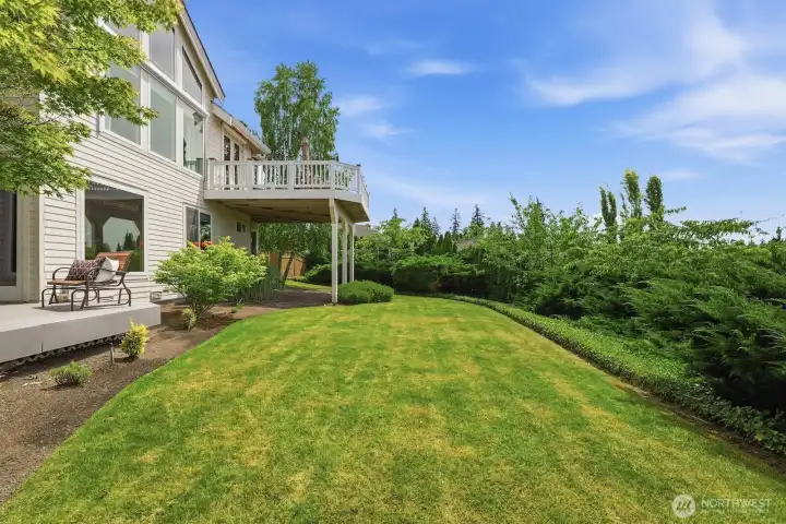 large lower yard