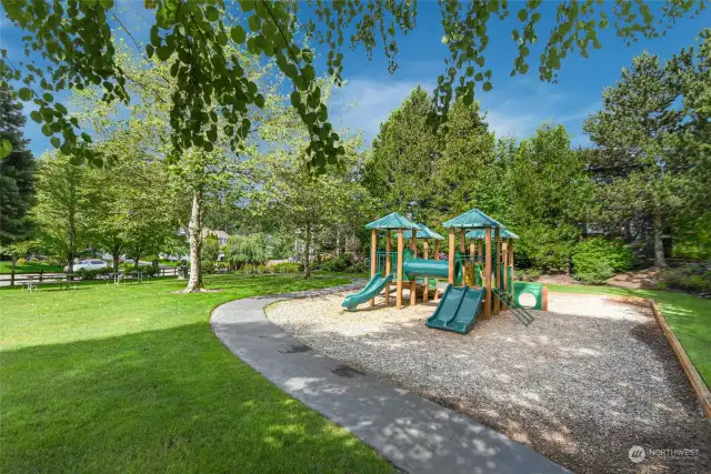 Maple Woods community playground with courts