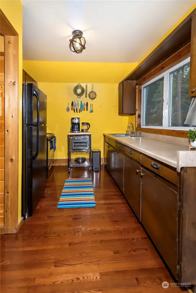 kitchen windows so you never miss out on any of the fantastic mountain views.