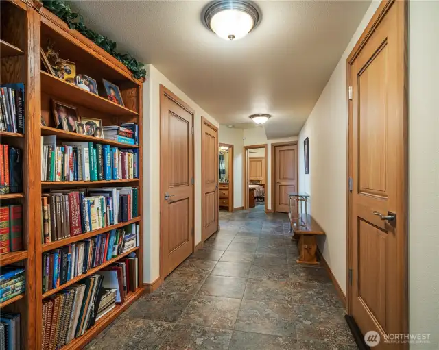 Lower level hallway