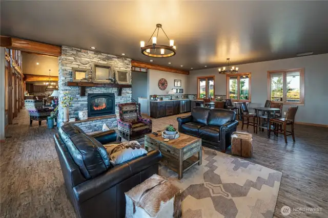 Community lodge interior