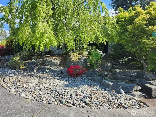 Stone Path up to House