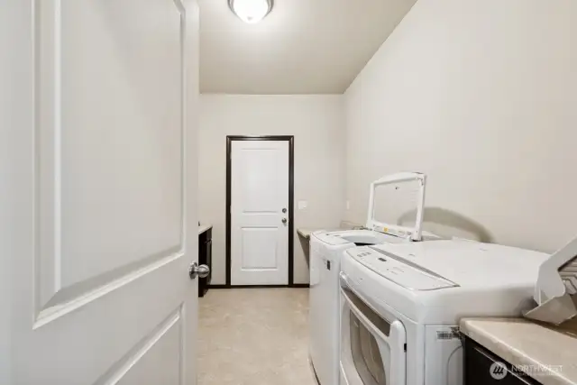 Laundry room.